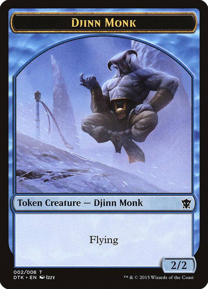 Djinn Monk Token [Dragons of Tarkir Tokens] - The Mythic Store | 24h Order Processing