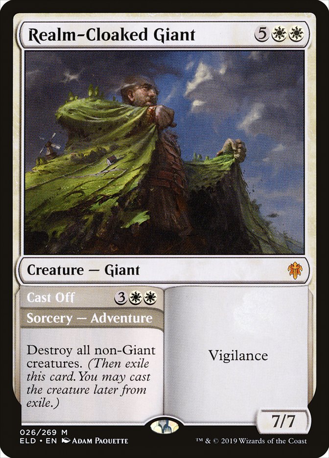 Realm-Cloaked Giant // Cast Off [Throne of Eldraine] - The Mythic Store | 24h Order Processing