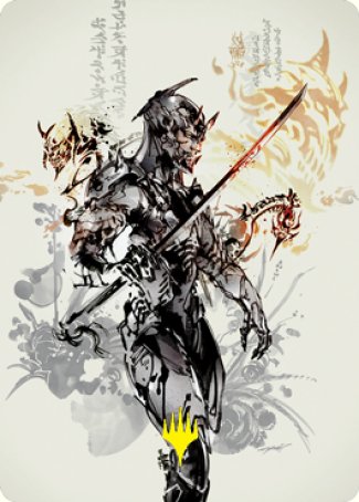 Satoru Umezawa 1 Art Card (Gold-Stamped Signature) [Kamigawa: Neon Dynasty Art Series] - The Mythic Store | 24h Order Processing