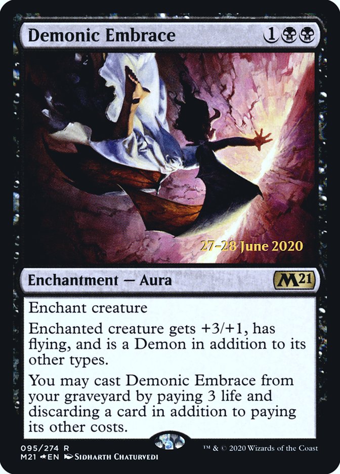 Demonic Embrace [Core Set 2021 Prerelease Promos] - The Mythic Store | 24h Order Processing