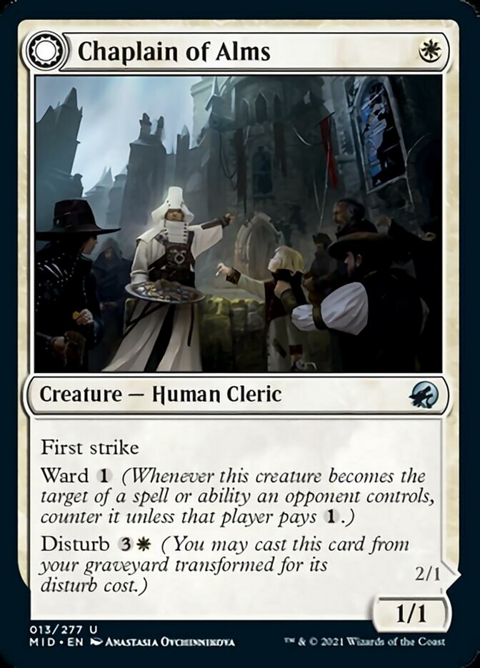 Chaplain of Alms // Chapel Shieldgeist [Innistrad: Midnight Hunt] - The Mythic Store | 24h Order Processing