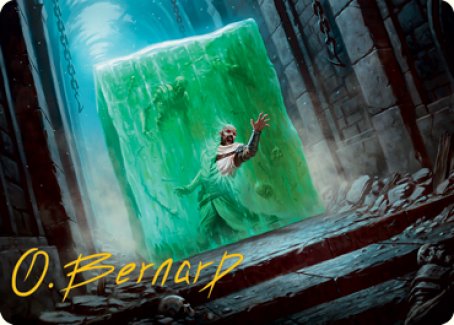 Gelatinous Cube Art Card (Gold-Stamped Signature) [Dungeons & Dragons: Adventures in the Forgotten Realms Art Series] - The Mythic Store | 24h Order Processing