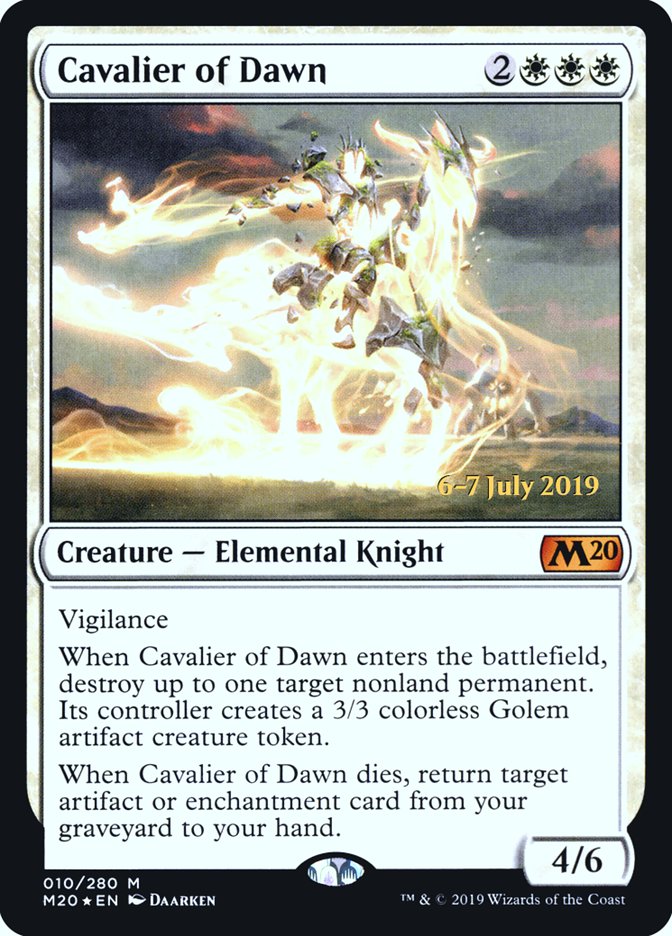 Cavalier of Dawn [Core Set 2020 Prerelease Promos] - The Mythic Store | 24h Order Processing