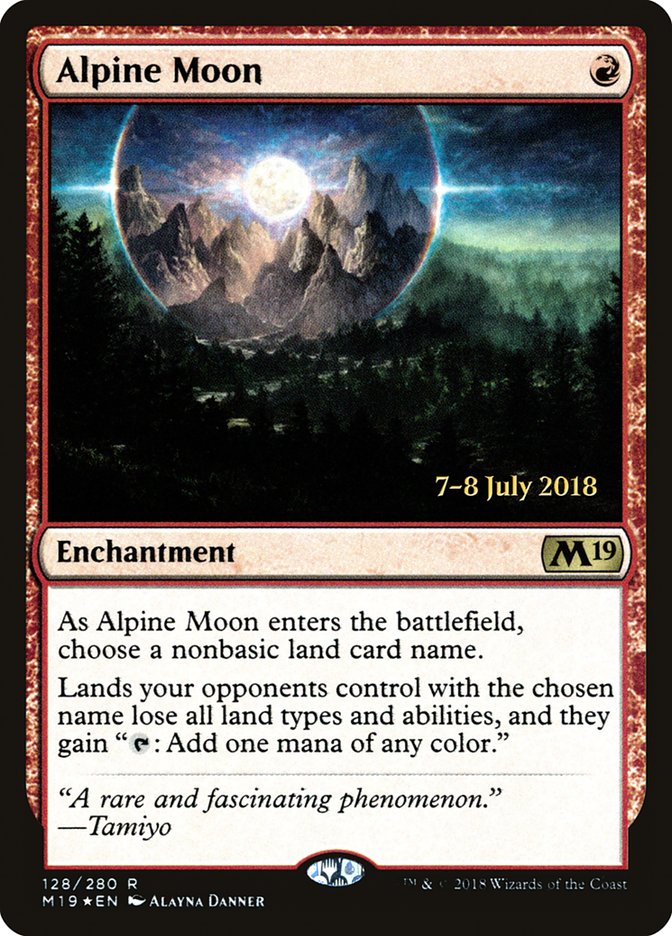 Alpine Moon [Core Set 2019 Prerelease Promos] - The Mythic Store | 24h Order Processing