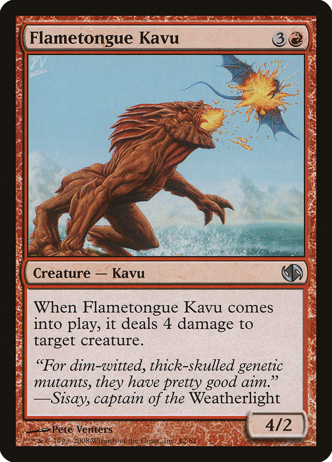 Flametongue Kavu [Duel Decks: Jace vs. Chandra] - The Mythic Store | 24h Order Processing