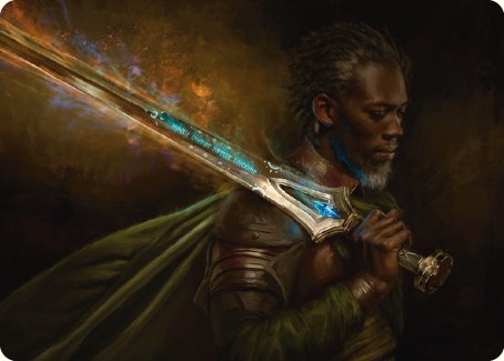 Anduril, Flame of the West Art Card [The Lord of the Rings: Tales of Middle-earth Art Series] - The Mythic Store | 24h Order Processing