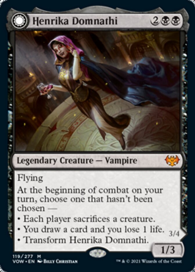 Henrika Domnathi // Henrika, Infernal Seer [Innistrad: Crimson Vow] - The Mythic Store | 24h Order Processing