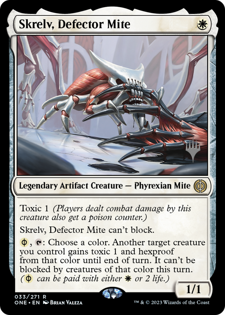 Skrelv, Defector Mite (Promo Pack) [Phyrexia: All Will Be One Promos] - The Mythic Store | 24h Order Processing