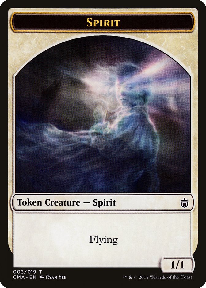 Spirit Token [Commander Anthology Tokens] - The Mythic Store | 24h Order Processing