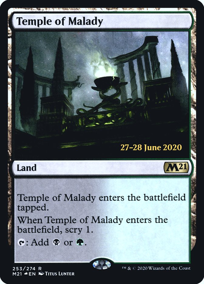 Temple of Malady [Core Set 2021 Prerelease Promos] - The Mythic Store | 24h Order Processing