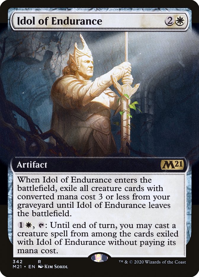 Idol of Endurance (Extended Art) [Core Set 2021] - The Mythic Store | 24h Order Processing