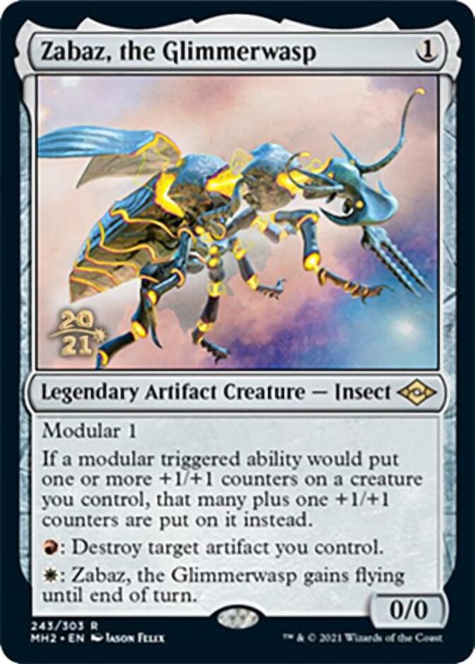 Zabaz, the Glimmerwasp [Modern Horizons 2 Prerelease Promos] - The Mythic Store | 24h Order Processing