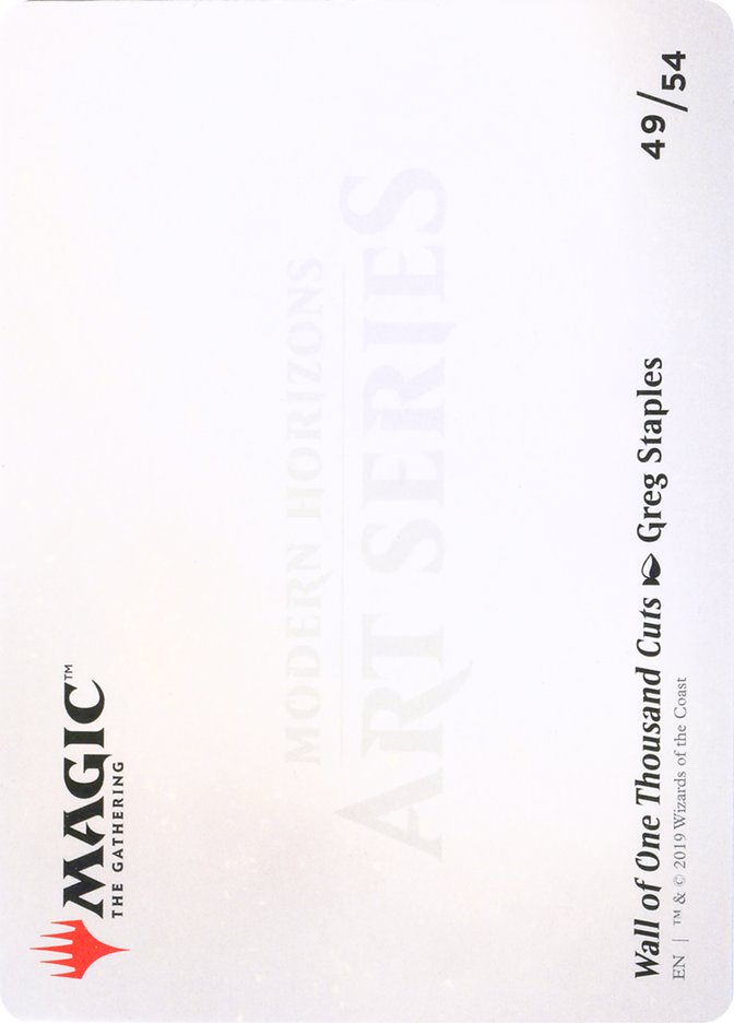 Wall of One Thousand Cuts // Wall of One Thousand Cuts [Modern Horizons Art Series] - The Mythic Store | 24h Order Processing