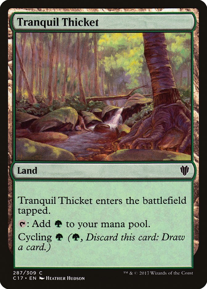 Tranquil Thicket [Commander 2017] - The Mythic Store | 24h Order Processing