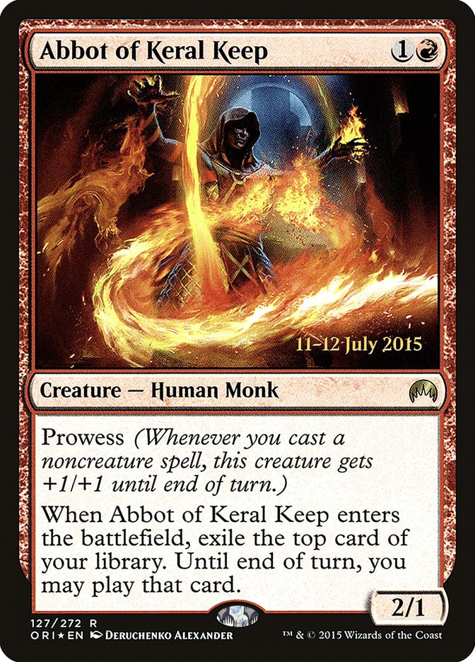 Abbot of Keral Keep [Magic Origins Prerelease Promos] - The Mythic Store | 24h Order Processing