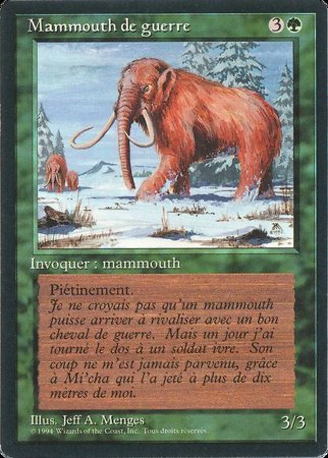 War Mammoth [Foreign Black Border] - The Mythic Store | 24h Order Processing