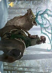 Boreal Outrider Art Card (Gold-Stamped Signature) [Kaldheim Art Series] - The Mythic Store | 24h Order Processing