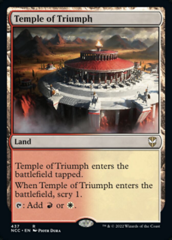 Temple of Triumph [Streets of New Capenna Commander] - The Mythic Store | 24h Order Processing