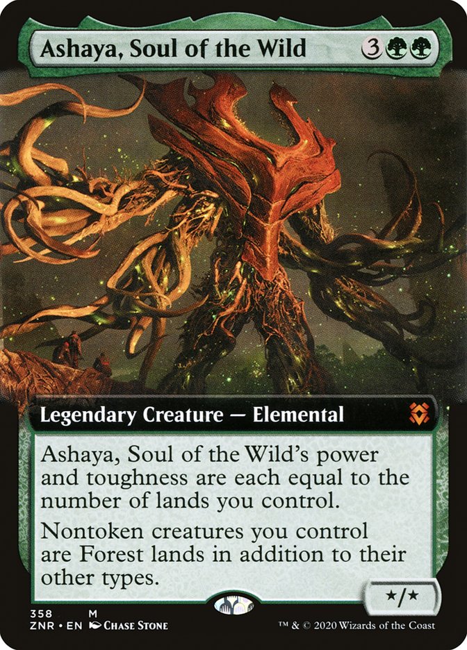 Ashaya, Soul of the Wild (Extended Art) [Zendikar Rising] - The Mythic Store | 24h Order Processing