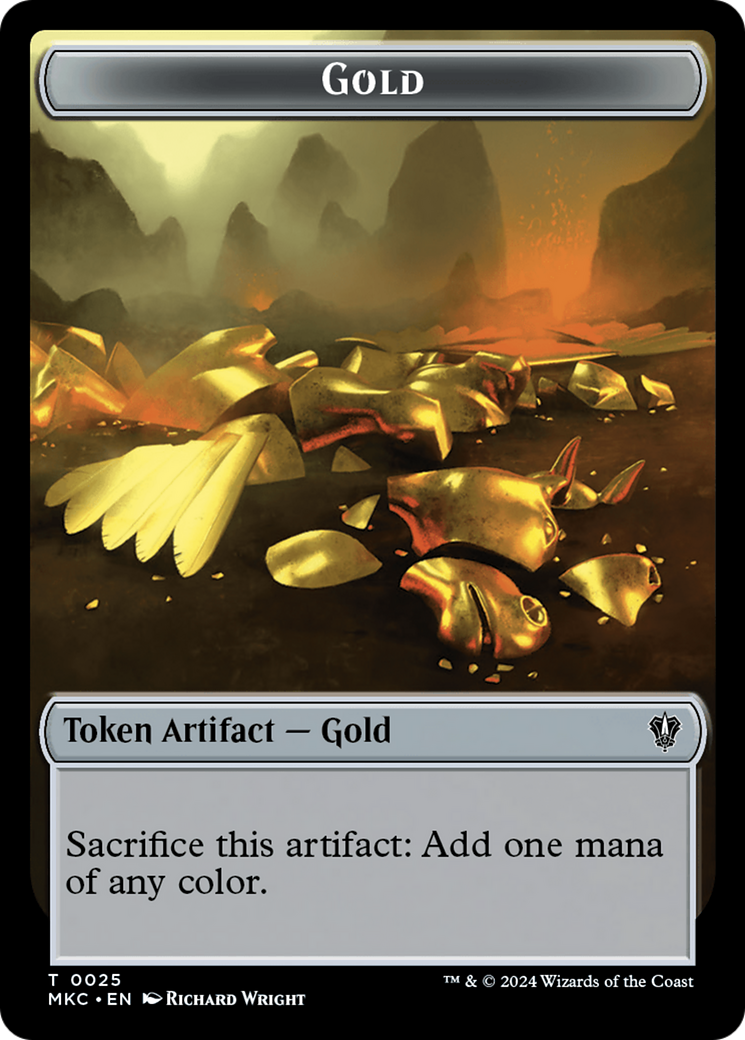 Gold // The Monarch Double-Sided Token [Murders at Karlov Manor Commander Tokens] - The Mythic Store | 24h Order Processing