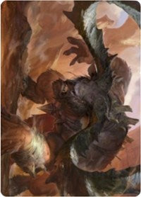 Moraug, Fury of Akoum Art Card [Zendikar Rising Art Series] - The Mythic Store | 24h Order Processing