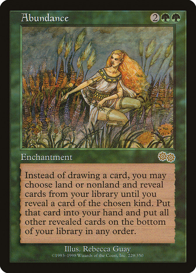 Abundance [Urza's Saga] - The Mythic Store | 24h Order Processing