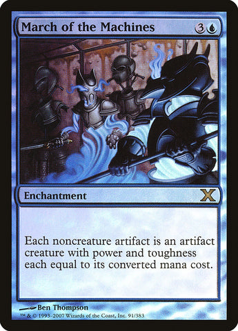 March of the Machines (Premium Foil) [Tenth Edition] - The Mythic Store | 24h Order Processing