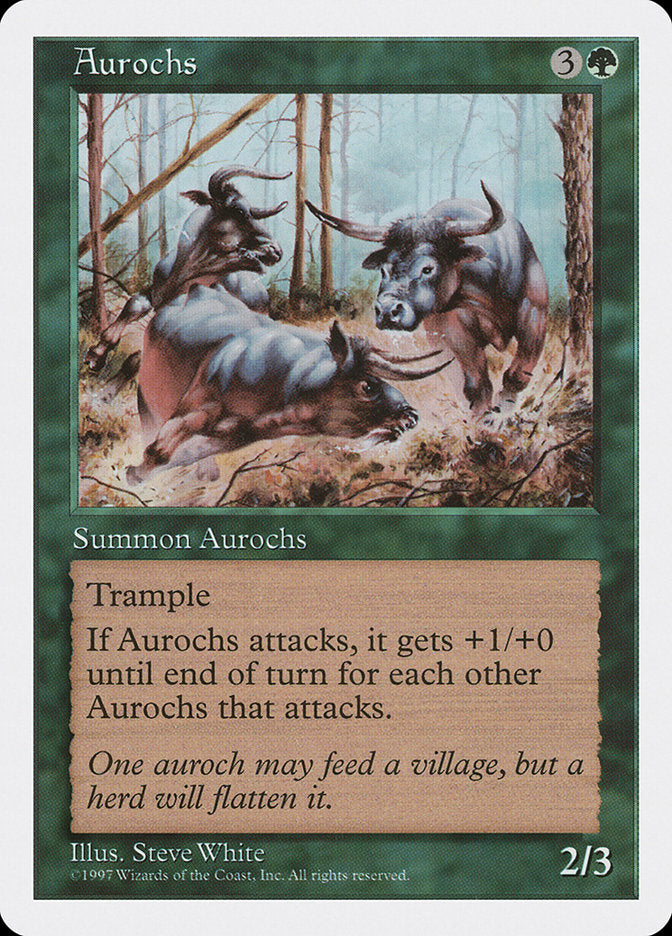 Aurochs [Fifth Edition] - The Mythic Store | 24h Order Processing