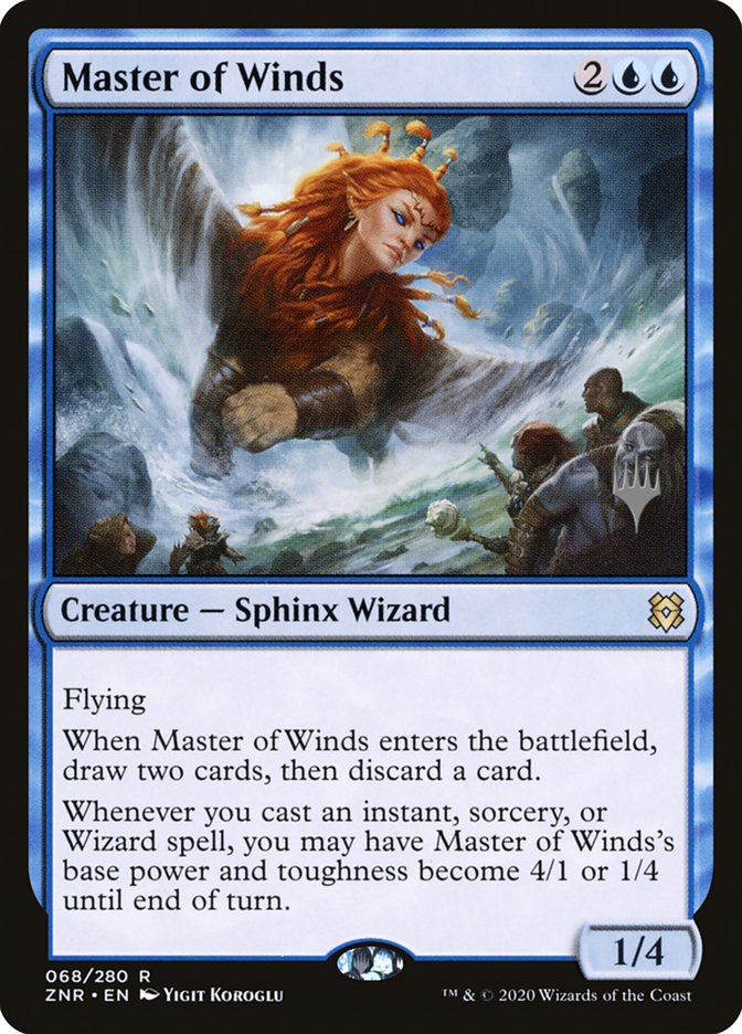 Master of Winds (Promo Pack) [Zendikar Rising Promos] - The Mythic Store | 24h Order Processing