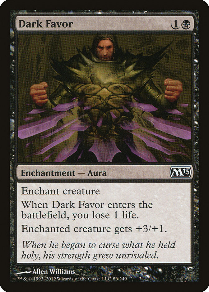 Dark Favor [Magic 2013] - The Mythic Store | 24h Order Processing