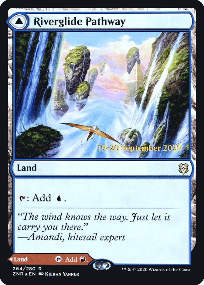 Riverglide Pathway // Lavaglide Pathway [Zendikar Rising Prerelease Promos] - The Mythic Store | 24h Order Processing