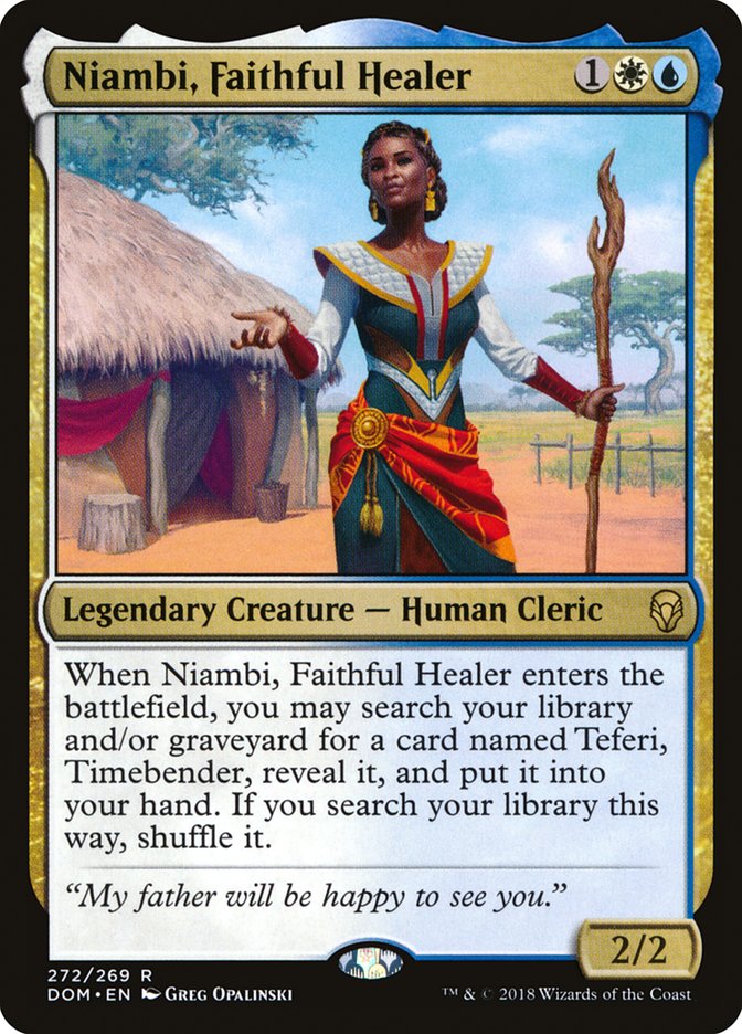 Niambi, Faithful Healer [Dominaria] - The Mythic Store | 24h Order Processing