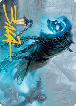 Nebelgast Intruder Art Card (Gold-Stamped Signature) [Innistrad: Midnight Hunt Art Series] - The Mythic Store | 24h Order Processing