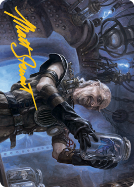 Delver of Secrets Art Card (Gold-Stamped Signature) [Innistrad: Midnight Hunt Art Series] - The Mythic Store | 24h Order Processing