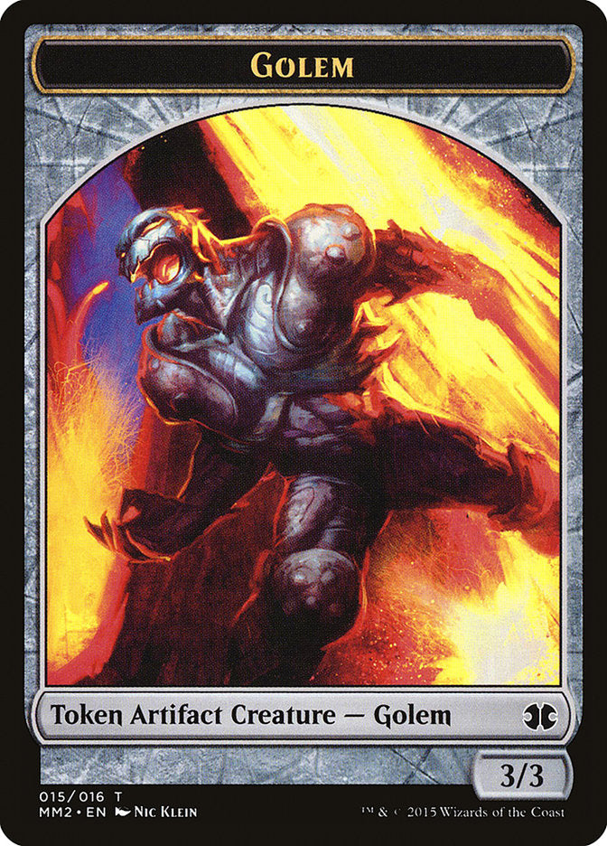 Golem Token [Modern Masters 2015 Tokens] - The Mythic Store | 24h Order Processing