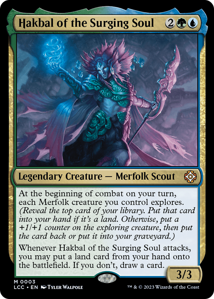 Hakbal of the Surging Soul [The Lost Caverns of Ixalan Commander] - The Mythic Store | 24h Order Processing