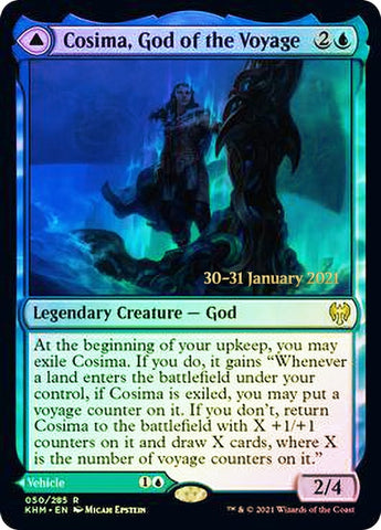 Cosima, God of the Voyage // The Omenkeel [Kaldheim Prerelease Promos] - The Mythic Store | 24h Order Processing