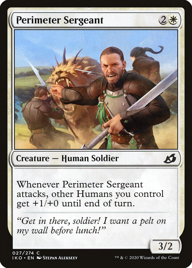 Perimeter Sergeant [Ikoria: Lair of Behemoths] - The Mythic Store | 24h Order Processing