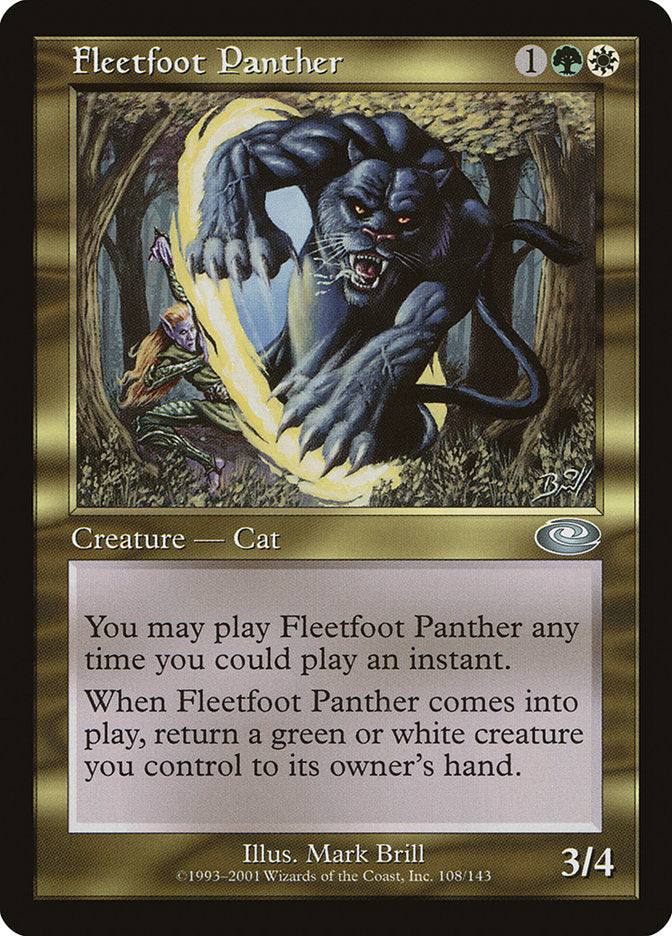 Fleetfoot Panther [Planeshift] - The Mythic Store | 24h Order Processing