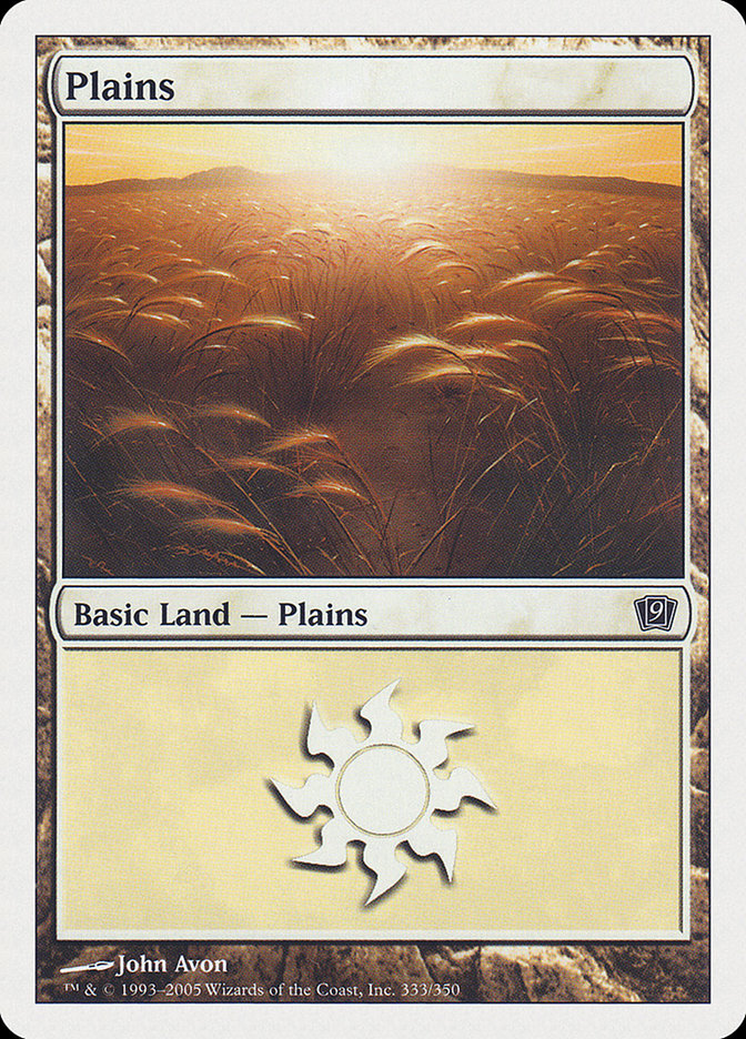 Plains (333) [Ninth Edition] - The Mythic Store | 24h Order Processing