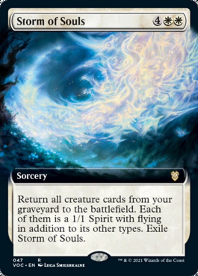 Storm of Souls (Extended Art) [Innistrad: Crimson Vow Commander] - The Mythic Store | 24h Order Processing