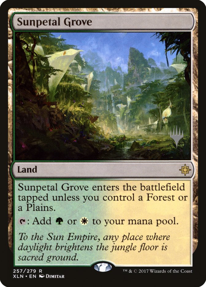 Sunpetal Grove (Promo Pack) [Ixalan Promos] - The Mythic Store | 24h Order Processing