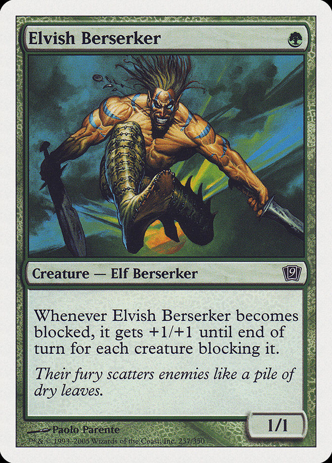 Elvish Berserker [Ninth Edition] - The Mythic Store | 24h Order Processing