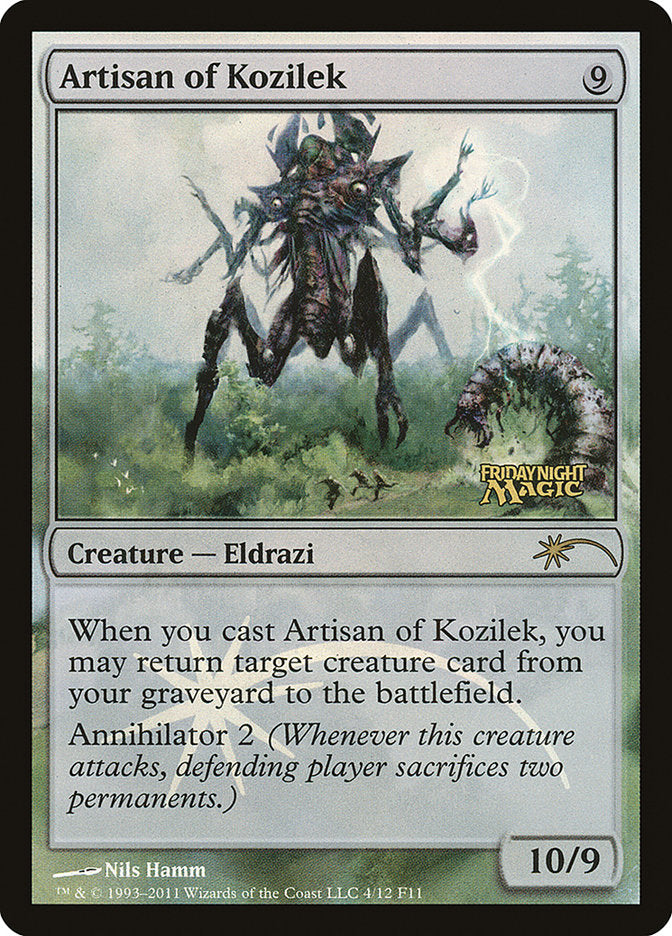 Artisan of Kozilek [Friday Night Magic 2011] - The Mythic Store | 24h Order Processing