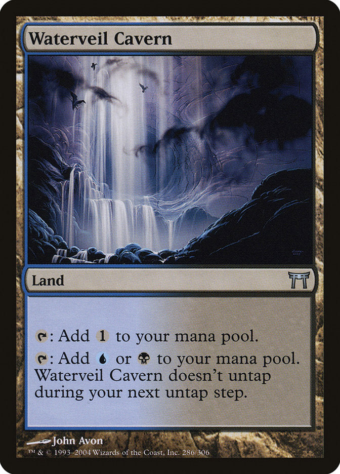 Waterveil Cavern [Champions of Kamigawa] - The Mythic Store | 24h Order Processing