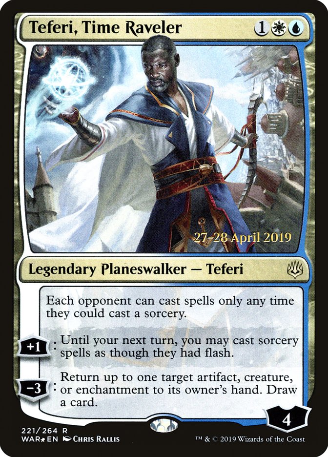 Teferi, Time Raveler [War of the Spark Prerelease Promos] - The Mythic Store | 24h Order Processing