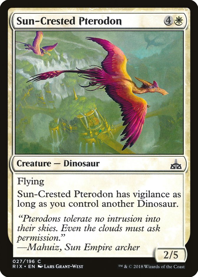 Sun-Crested Pterodon [Rivals of Ixalan] - The Mythic Store | 24h Order Processing