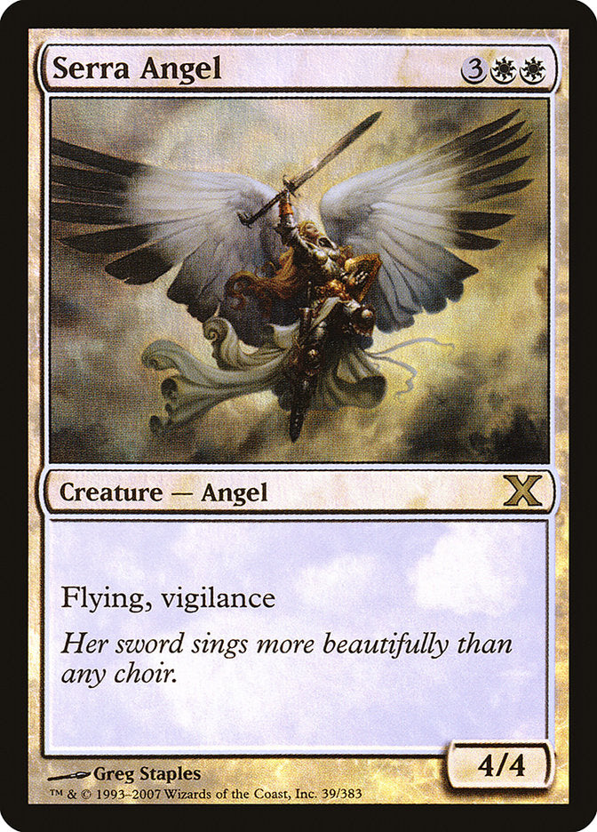 Serra Angel (Premium Foil) [Tenth Edition] - The Mythic Store | 24h Order Processing