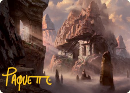 Mountain (277) Art Card (Gold-Stamped Signature) [Dungeons & Dragons: Adventures in the Forgotten Realms Art Series] - The Mythic Store | 24h Order Processing