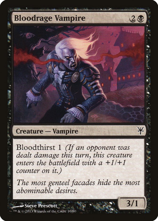 Bloodrage Vampire [Duel Decks: Sorin vs. Tibalt] - The Mythic Store | 24h Order Processing